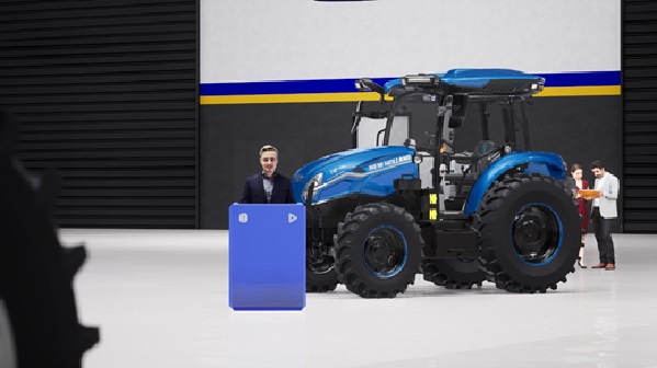 CNH Industrial e New Holland stanno collaborando con Microsoft e Touchcast al CES 2023